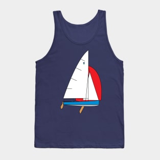 Thistle Sailboat - Light Blue Tank Top